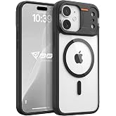 Babilden iPhone 17 İ&ccedil;in Mat Şeffaf MSafe Destekli Premium Koruyucu Kılıf Darbe Emici Silikon Kenarlı Kamera Korumalı Siyah