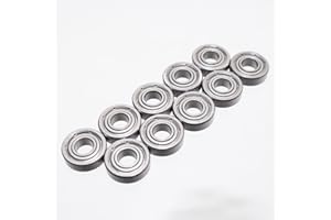 WERKZEUGUNDZUBEHOER_COM Kugellager R4ZZ (5/8" x 1/4" x 13/64") 15,875 mm x 6,35 mm x 4,97 mm Metallabschirmung Rillenkugellager