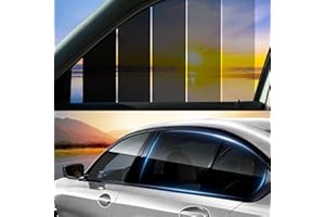 ‎VEPAGOO Vepagoo Tönungsfolie Auto, Scheibentönungsfolie Auto, 35% VLT - Länge: 458CM, Breite: 76CM, blockiert UV-/IR-Strahlen, Hitze und Blendung - Kratzfeste Autofensterfolie Heat & Glare