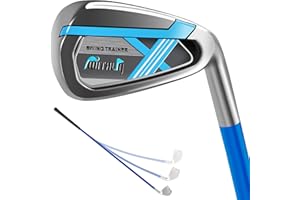 ‎PROWITHLIN prowithlin Golf Swing Trainer Hilfe - 7 Eisen, Golf Trainingshilfe Golf Swing Aufwärmstab für Kraftgrifftempo & Flexibilität Training, Golf Zubehör für Männer