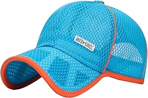 Happy Cherry - Cappello da Baseball Bambino Bambini Berretto da Sole Estivo Anti-UV Neonato Bambina per Tennis Calcio Golf Cappellino Sportivo Protezione Solare per Spiaggia Viaggio - 4-14 Anni