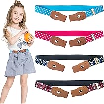 Cinture Elastiche Senza Fibbia Per Bambini 2-12 Anni - Pack Da 3 Pezzi Regolabili 37-57cm - Foto 3