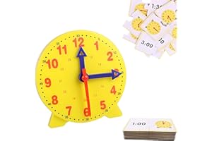 BDBFPAN Lernuhr Uhr für Kind Ab 5 Jahren - Wochenplaner Zeitunterrichts Schulbedarf Mit Datum Lernspielzeug