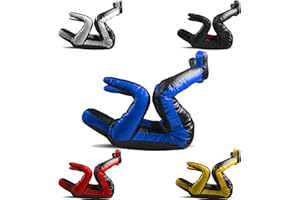 Daan Mma Grappling Dummy Judo Punching Bag Dummy BJJ Wrestling Dummy Sitzposition Brazilian JIU Jitsu, Selbstverteidigungstraining, Vinyl, mehrfarbig, 170 cm, ungefüllt, schwarz / rot