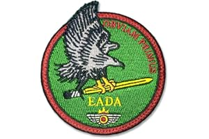 TACRO Parche Bordado EADA Obviam Primus Escuadrón de Apoyo al Despliegue Aéreo Ejército del Aire 9 cm