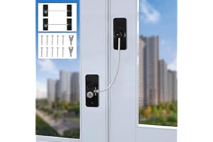 NEWBINN 2 x Kühlschrankschloss ohne Bohren 360° Drehbar mit Schlüssel für Kinder & Haustier, Kühlschrank Kindersicherung für Waschmaschine, Schränke, Kleiderschränke, Toiletten, Fenster