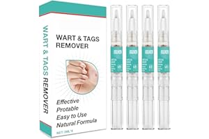 BOBIHONEY Wart Remover (4 piezas), Wart Remover for los pies, manos, brazos, piernas y cuerpo, Restaurar la salud y belleza originales de la piel