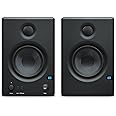 PreSonus ERIS E4.5 Monitor, Tweeter a Cupola (Coppia), Nero, Cablata