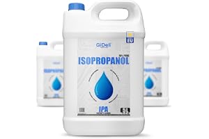 GiDeli isopropanol 70 % 3 x 5 l liter rengöringsmedel hög procents isopropylalkohol IPA rengöringsalkohol för rengöring av el