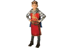 Rubies Official King Arthur Childs Costume, Kids Fancy Dress Halloween