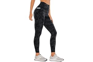 CRZ YOGA Damskie Legginsy Butterluxe Gym 25''/28''-Legginsy treningowe o wysokiej talii z kieszeniami Masło Miękkie Legginsy jogi