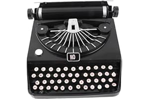 banapoy Retro-Vintage-Schreibmaschinenmodell, Antikes Schreibmaschinenmodell, Tragbare Filmfotografie-Requisiten, Manuelle Schreibmaschinenverzierung Schreibtischdekoration Tolle Geschenke
