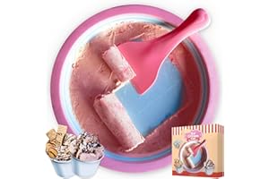 MikaMax - Eis Teppanyaki Platte - Eiscreme Rollen Machine - DIY Roll - Ice Pan Eismaschine - mit rezepten - Zum Zubereiten von Ice Cream Rolls