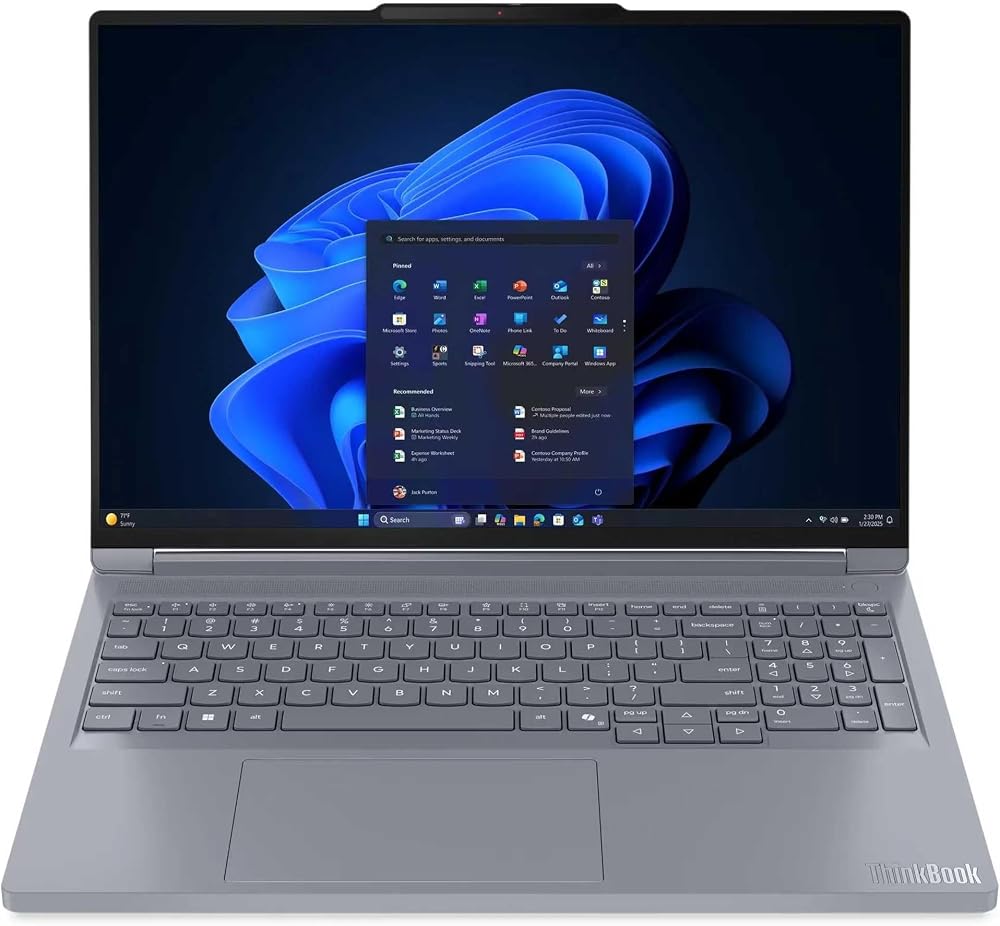 Lenovo ThinkBook 16P G6 ADR 21U00014TX Ryzen 9 8940HX 32 GB 512 GB SSD RTX5060 16" WQXGA Notebook
