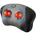 HoMedics Cuscino Massaggiante Shiatsu, Massaggiatore Cervicale Elettrico Multiuso, Massaggiatore con Funzione di Riscaldament