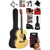 Midex RG-550NT Pack Kaliteli Natural 40 İn&ccedil; Akustik Gitar Seti 4/4 Yetişkin