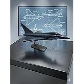Eurofighter Typhoon Savaş U&ccedil;ağı Modeli 3D Baskı | Standlı Dekoratif U&ccedil;ak Maketi | Koleksiyonluk Jet Fig&uuml;r&uuml; | Ofis Masa&uuml;st&uuml; He