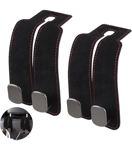 Porta Borse Auto Gancio Per Poggiatesta Auto Regolabile, In