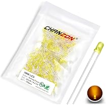 70 LED Blu 3mm Super Luminosi | 430nm 150mcd 20mA | Diodi Trasparenti Per Progetti Elettronici