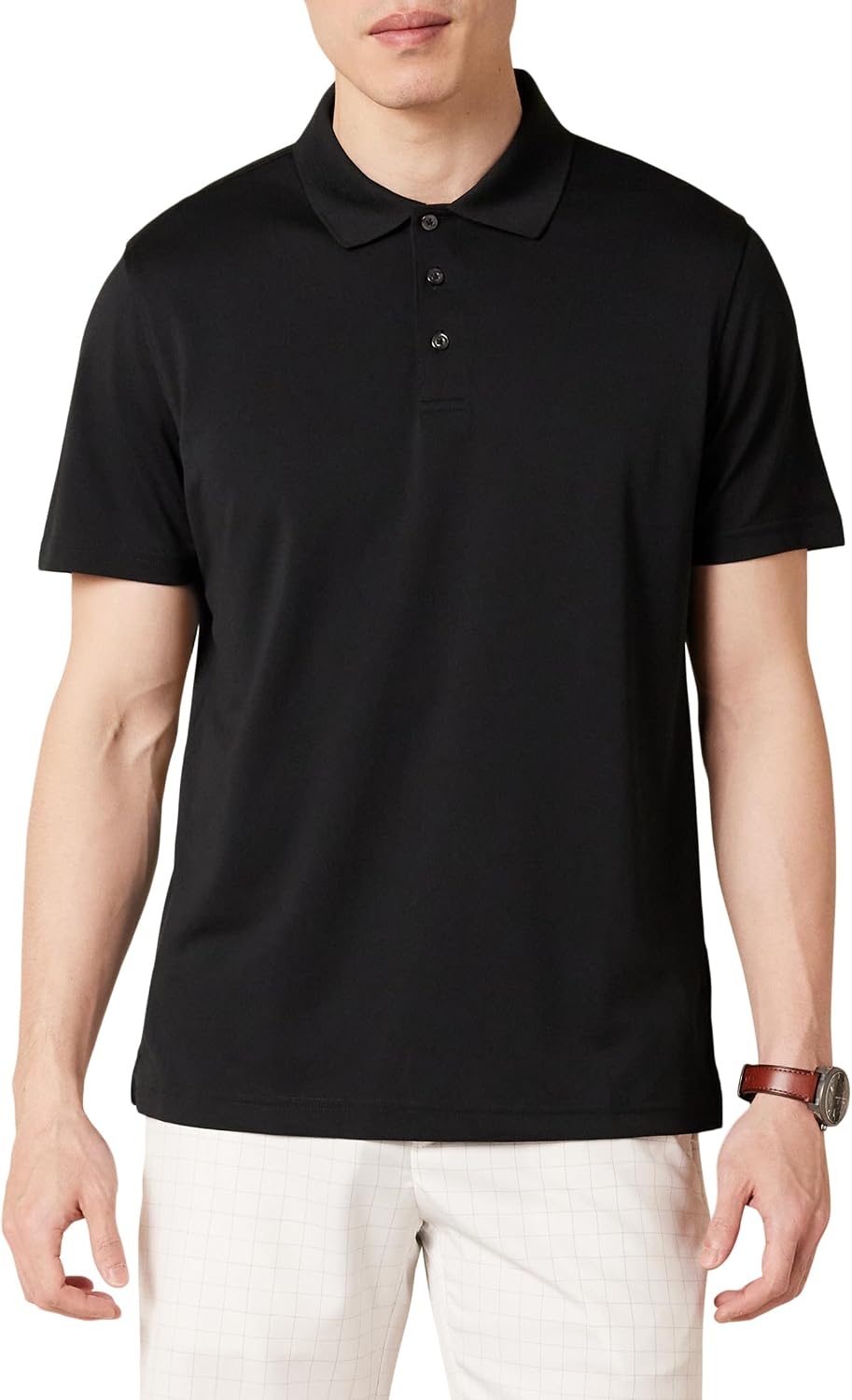 Amazon Essentials Polo de Golf de Secado Rápido de Ajuste Entallado - Colores interrumpidos Hombre