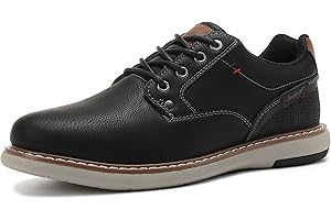 ANALEAF Hombres Oxfords Formal Traje Zapatos con Clásico Moderno Cordones Zapatillas