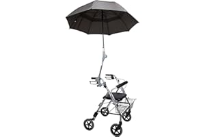 Rolko Kohlgrüber GmbH Rollatorschirm Regenschirm Sonnenschirm Schirm inkl. Befestigung oliv