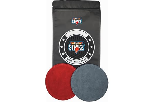 MMSTRIKE 2 x bowling shammy läder utbytbara dynor + svarta och vita gripflex gummibas skivkrok och loop-system. Oljeborttagning och yta sanding. Färgvariationer