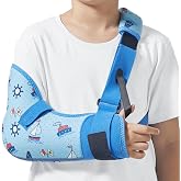 Willcom Child Arm Sling, Adjustable Immobilizer Shoulder Arm Supports, Rotator Sleeve Tear for Breaks, Dislocations, Sprains,