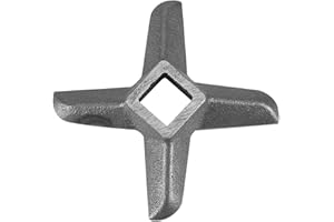 LANTRO JS Cuchilla Para Máquina Picar Carne, Acero Inoxidable en Forma de Cruz Picadora de Carne Cuchilla de Reemplazo, Cuchilla Amoladora Para Cocina, Repuestos picadora de carne (#32)