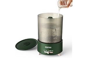 COSTAR Humidifier for Room Moisture, Whisper-Quiet 4.2 Litres Cool Mist Ultrasonic Humidifier with Large Capacity Water Tank Humidity, Top Fill, Auto-Shut off, Cold & Cough Relief (Green)