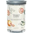 Yankee Candle Signature Scented Candle | White Spruce & Grapefruit Large Jar Candle with Double Wicks | Soy Wax Blend Long Burning Candle | Perfect Gifts for Women