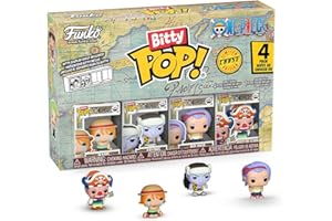 Funko Bitty Pop! One Piece - Nami, Arlong, Nojiko and A Surprise Mystery Mini figurka - 2,2 cm kolekcjonerska - półka ekspozycyjna do układania w stos w zestawie - pomysł na prezent - torba imprezowa
