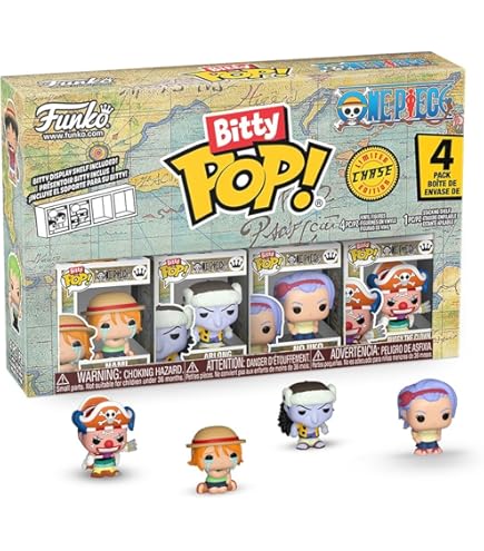 Funko Bitty POP! 4 Pack: One Piece - Monkey D. Luffy, Roronoa Zoro