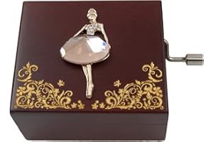 Wingostore Mini Handcrank Music Box Tune of Fur Elise(Ballerine)