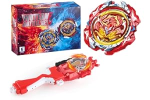 Wotean Bey Burst Turbo Blade Set, Trottola Da Combattimento 4D Arena Metal Fusion, Con Lanciatore Battling Top, Set Regalo Per Bambini-B-117