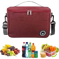 KEYRI Sac Isotherme Repas Adulte 8.5L - Pique-nique Bureau Voyage - Noir - Étanche Et Pliable
