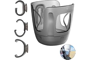 LuQiBabe Baby Stroller Cup Holder Compatibile with Uppa-Baby Vista, Cruz, Minu Strollers Cup Holder Attachment for Vista V2, Cruz V2, MinuV2 Strollers Cups Holders Accessories