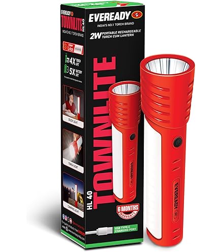 Eveready DL93 1-Watt Ultra LED Rechargeable Torch : Amazon.in