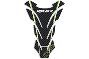 DEGONA Protector de depósito adhesivo de resina 3D protección tanque compatible con moto Kawasaki ZX-6R (PK011)