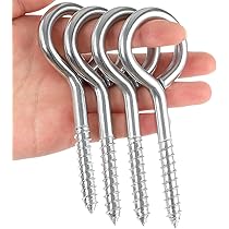 10 Pièce Crochets À Visser Inox, Plafond Vis Crochet, Piton À