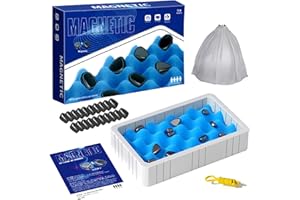 ATUFUL Reisen Schach Magnetisch Puzzle Checkers Spiel Magnetisches Schachspiel Tisch Magnetspiel Schach Brettspiel Tragbares Schachbrett Magnetisches Party Für Familientreffen