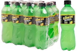 FONTI DI CRODO 1931 LEMON SODA Lemonsoda | Bevanda Gassata al Limone, 12 Bottiglie da 45 cl PET, L'originale Limonata Italiana con Succo di Limoni Siciliani, Senza Coloranti