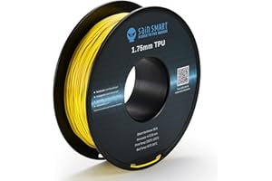 ‎SAINSMART Elastyczny filament TPU SainSmart do druku 3D, 1,75 mm, 0,8 kg, dokładność wymiaru +/- 0,05 mm, neonowy żółty