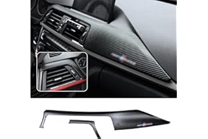 OYDDL Carbon Fiber Auto Aufkleber Armaturenbrett Abdeckung Trim Kompatibel mit BMW F30 F31 F32 F34 F36 3GT 3 4er Zubehör