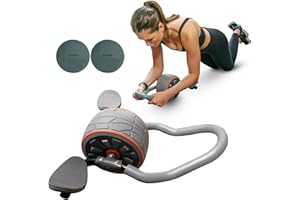 Ab Buddy Ab Roller Exercise Wheel for Home Gym, Ab Wheel Roller for Core Workout, Ab Workout Equipment for Core and Abdominal Strength Training, Home Workout Ab Machine and Gym Accessories.