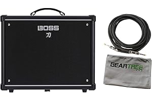 BOSS AUDIO SYSTEMS Boss KTN-50 Katana Amplificateur de guitare électrique avec câble et chiffon 50 W