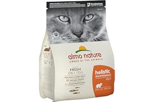 Almo Nature Holistic Maintenance Krokiety dla dorosłych kotów ze świeżą niebieską rybą - worek 2 kg