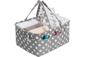 CHEEKY COW Nappy Caddy Nappy Caddy Organiser Baby Caddy Baby Caddy Organiser (UK Company) Baby Basket Changing Caddy Diaper Caddy Organiser Baby Essentials For Newborn Hamper