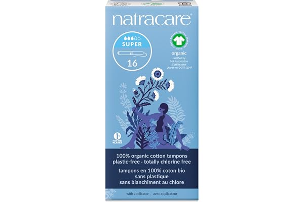 Boîte de 16 tampons super avec applicateur - Natracare