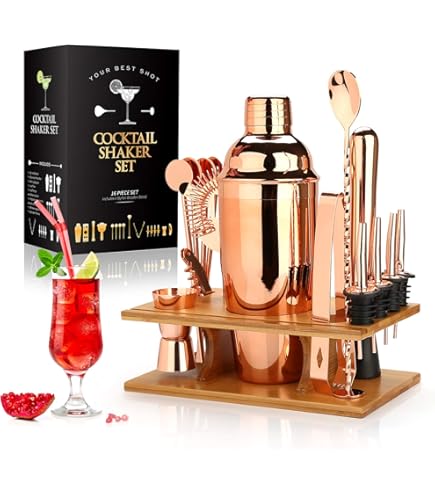 Set Shaker Per Cocktail In Rame Martellato – Prince Of Scots – Stile Boston Con Jigger Dosatore - 4